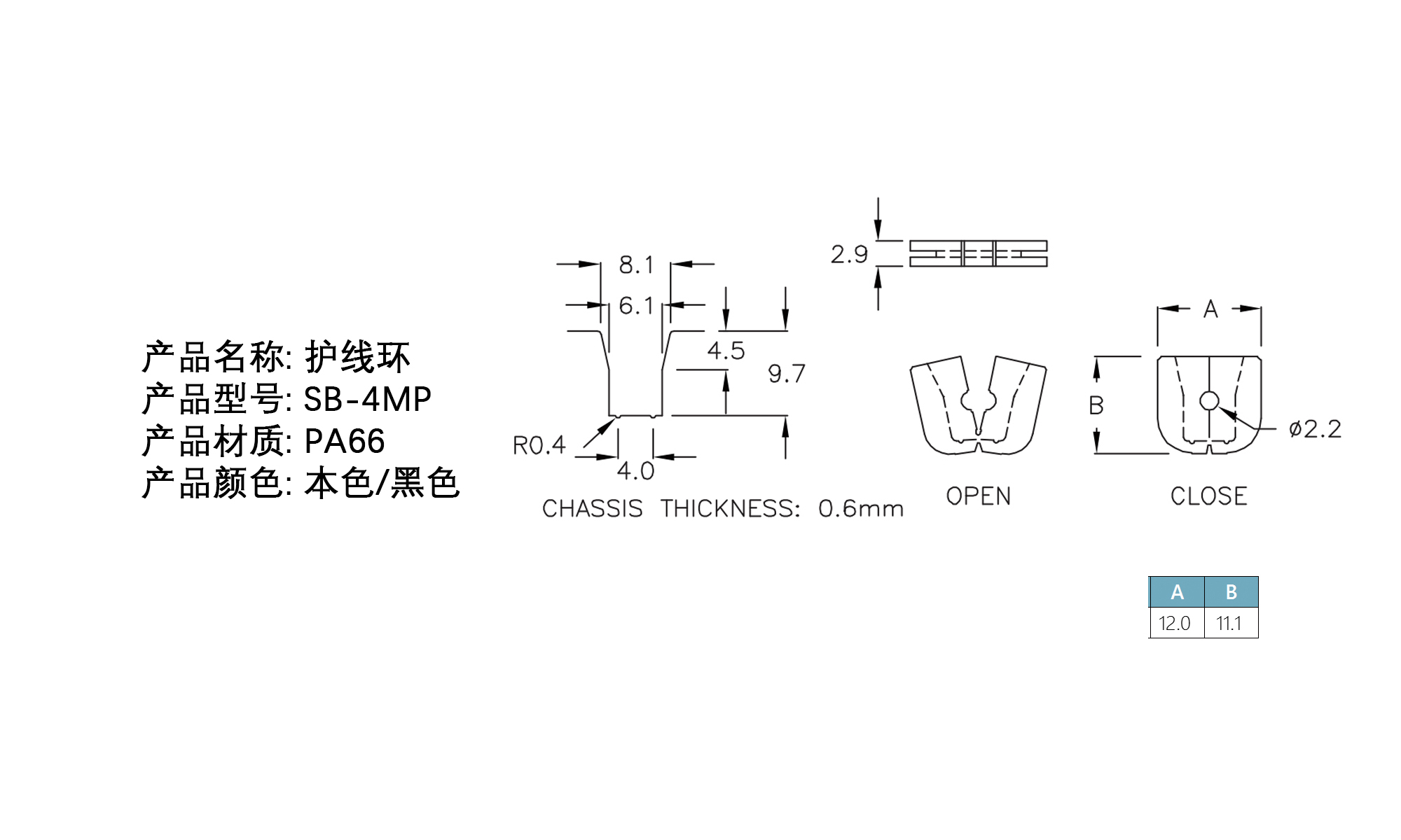 护线环 SB-4MP